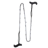 48in Hand Chain Saw Pocket Folding Survival Chain Saw Camping Logging Garden Pruning Tools 64 Links 21 Cutter - 45-Degree Angle