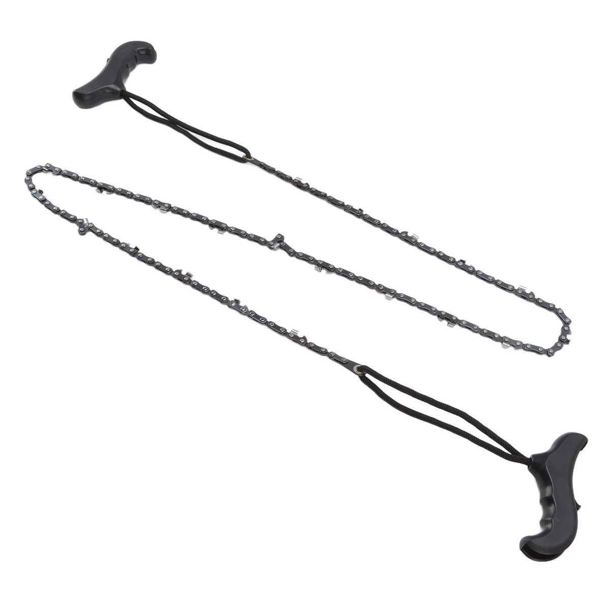 48in Hand Chain Saw Pocket Folding Survival Chain Saw Camping Logging Garden Pruning Tools 64 Links 21 Cutter