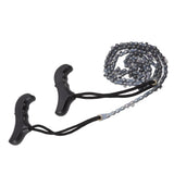 48in Hand Chain Saw Pocket Folding Survival Chain Saw Camping Logging Garden Pruning Tools 64 Links 21 Cutter - Extra Image