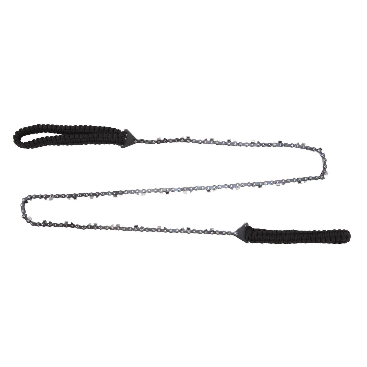 64 Links 31 Cutter 3/8 48 Inch High Reach Tree Limb Hand Rope Chain Saw with Black Paracord
