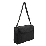 Wheelchair Hanging Storage Bag Quilted Cotton Household Walker Accessories for Scooter Trolley Black
