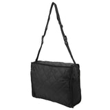 Wheelchair Hanging Storage Bag Quilted Cotton Household Walker Accessories for Scooter Trolley Black