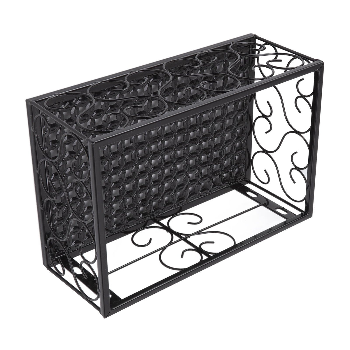 Balcony Flower Pot Stand Thickened Iron Decorative Patio Railing Shelf With Retainers for Windowsill Applicable to 2.5cm/1in Railing