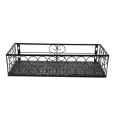 Balcony Flower Rack Hanging Flower Pot Hanger Hanging Wrought Iron Fence Indoor Windowsill Succulent Shelf Suitable for 2.5cm Railings