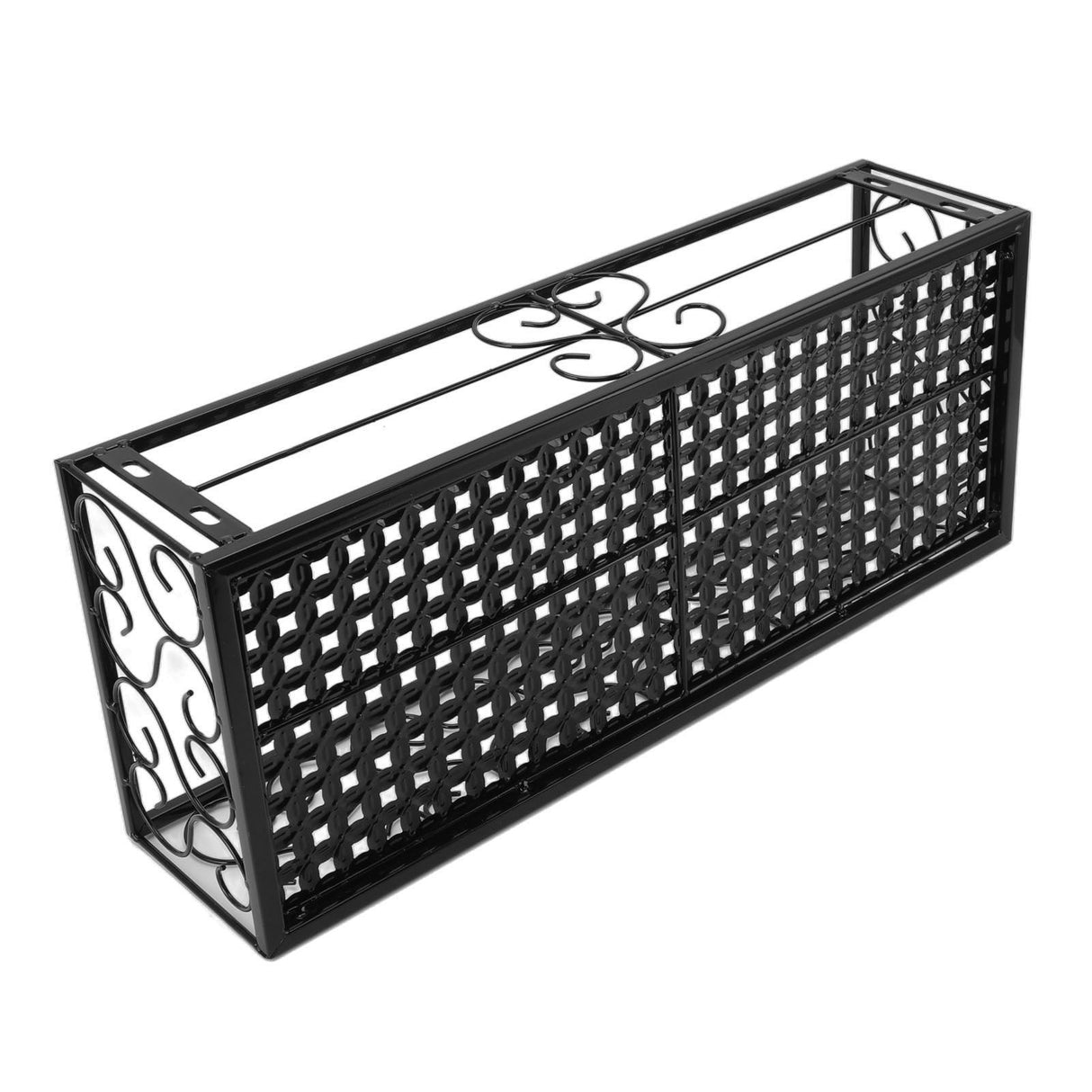 Balcony Flower Rack Hanging Flower Pot Hanger Hanging Wrought Iron Fence Indoor Windowsill Succulent Shelf Suitable for 2.5cm Railings