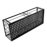 Balcony Flower Rack Hanging Flower Pot Hanger Hanging Wrought Iron Fence Indoor Windowsill Succulent Shelf Suitable for 2.5cm Railings