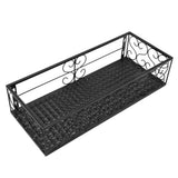 Balcony Flower Rack Hanging Flower Pot Hanger Hanging Wrought Iron Fence Indoor Windowsill Succulent Shelf Suitable for 6.5cm Railings
