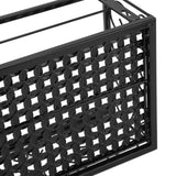 Balcony Flower Rack Hanging Flower Pot Hanger Hanging Wrought Iron Fence Indoor Windowsill Succulent Shelf Suitable for 6.5cm Railings