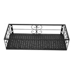 Balcony Flower Rack Hanging Flower Pot Hanger Hanging Wrought Iron Fence Indoor Windowsill Succulent Shelf Suitable for 10.5cm Railings