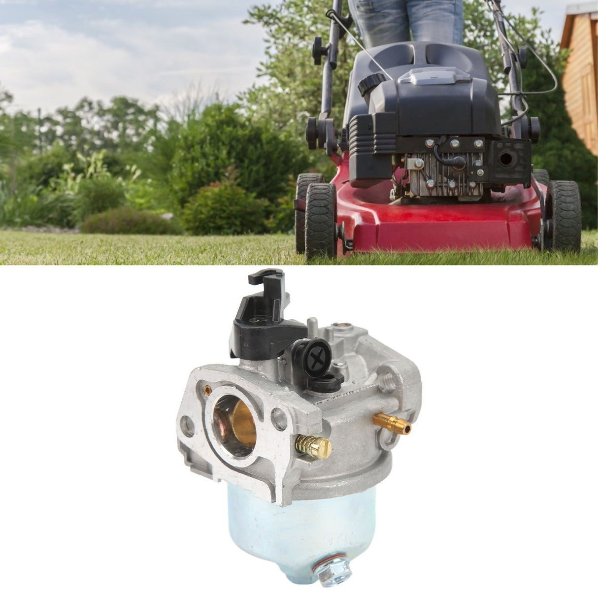 Carburetor Engine Aluminium Grass Mower Carburetor Replacement for Garden Equipment 95111707