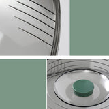 Dish Cover PET Heat Insulation Storage Transparent Dustproof for Home Picnic Cooking Green