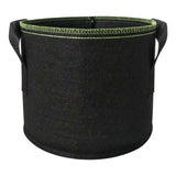 Thickening Grow Bag Non Woven Fabric Pot Vegetable Flower Medicinal Herbs Planting Bag Black with Green Edge 10 Gallon 40x30 5Pcs