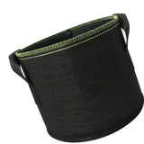 Thickening Grow Bag Non Woven Fabric Pot Vegetable Flower Medicinal Herbs Planting Bag Black with Green Edge 10 Gallon 40x30 5Pcs