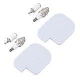 2 Set Chainsaw Service Kit Air Fuel Filter Spark Plug for McCULLOCH CS360T CS400T CS420T