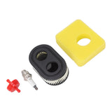 Air Filter Spark Plug Set Sturdy Well Fitted Mower Oil Filter Kit for Troy Bilt 593260 798452 - Low Angle