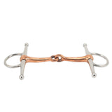 Horse Full Cheek Snaffle Stainless Steel Ring Snaffle Bit for Outdoor Horse Accessories 125mm