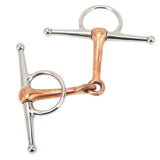 Horse Full Cheek Snaffle Stainless Steel Ring Snaffle Bit for Outdoor Horse Accessories 125mm - Extra Image
