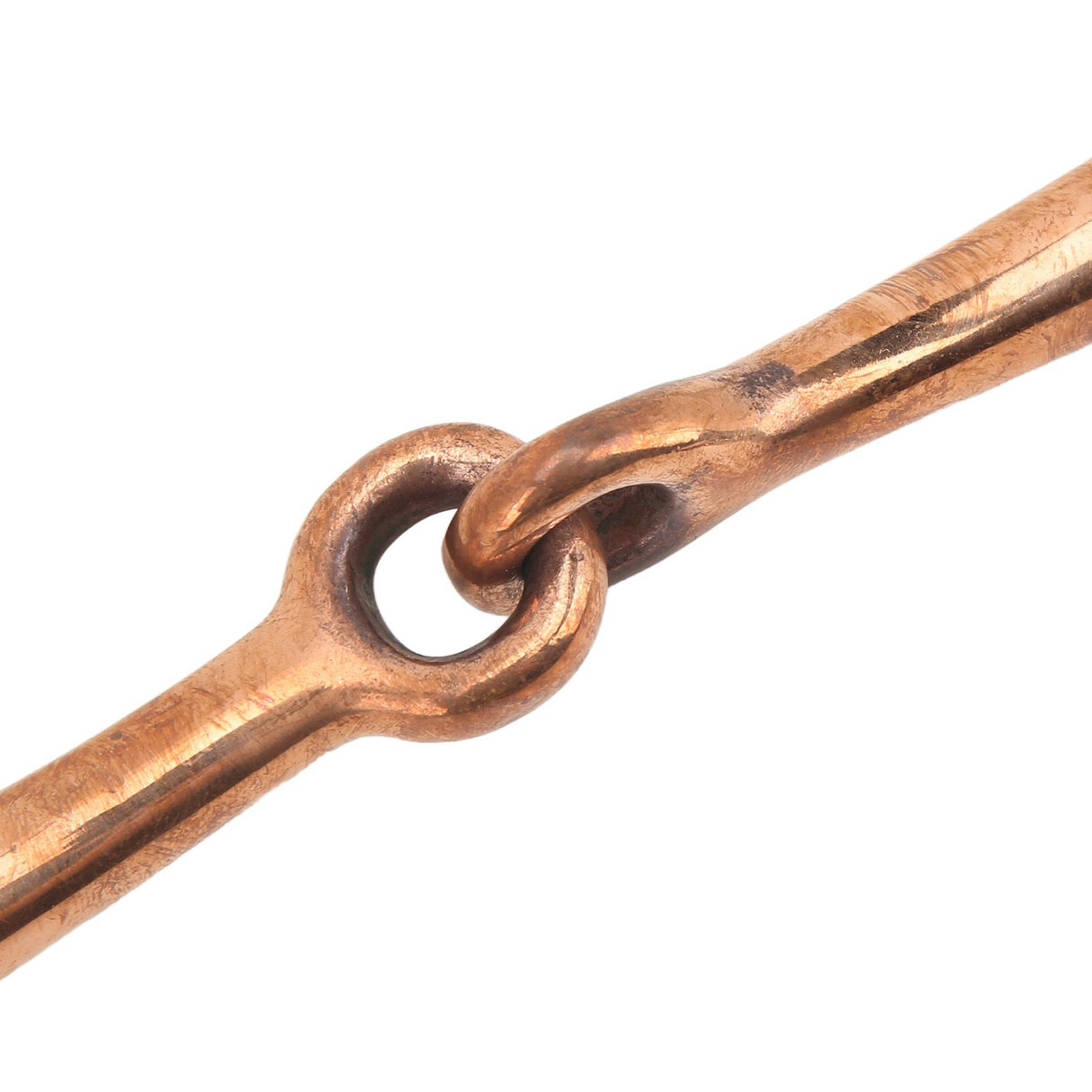 Horse Full Cheek Snaffle Stainless Steel Ring Snaffle Bit for Outdoor Horse Accessories 125mm
