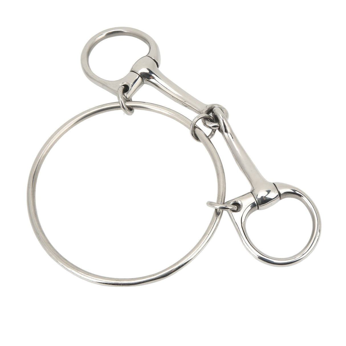 125mm Stainless Steel Horse Mouth Bit 5 Inch Horse Bits Outdoor Training Loose Ring