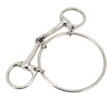 125mm Stainless Steel Horse Mouth Bit 5 Inch Horse Bits Outdoor Training Loose Ring - Rear View