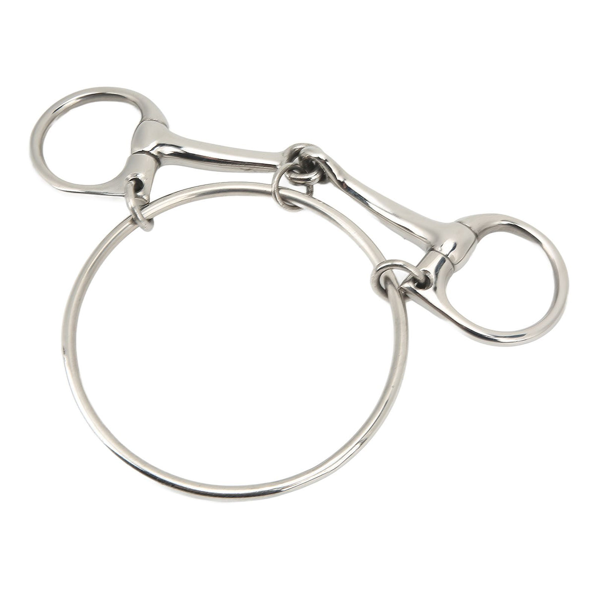 125mm Stainless Steel Horse Mouth Bit 5 Inch Horse Bits Outdoor Training Loose Ring