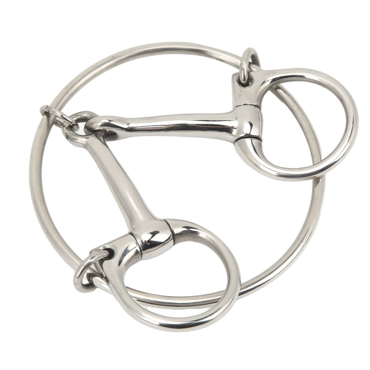 125mm Stainless Steel Horse Mouth Bit 5 Inch Horse Bits Outdoor Training Loose Ring