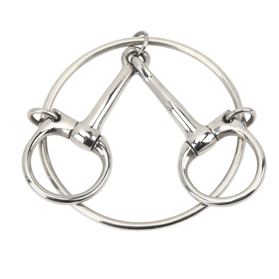 125mm Stainless Steel Horse Mouth Bit 5 Inch Horse Bits Outdoor Training Loose Ring