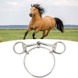 125mm Stainless Steel Horse Mouth Bit 5 Inch Horse Bits Outdoor Training Loose Ring