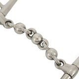 135mm Stainless Steel Horse Mouth Bit Horse Mouth Riding Full Cheek Snaffle Bit with Ball Chain - Extra Image