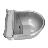 Cow Drinking Bowl Stainless Steel Automatic Water Feeder Livestock Water Drinker Bowl Float Ball Clamshell