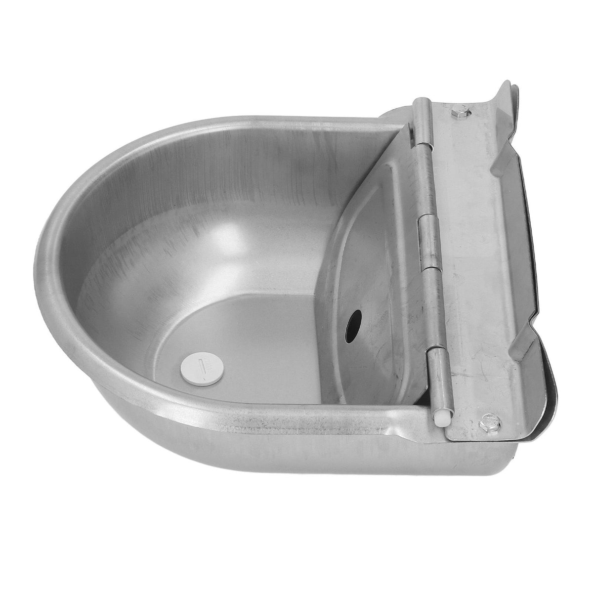 Cow Drinking Bowl Stainless Steel Automatic Water Feeder Livestock Water Drinker Bowl Float Ball Clamshell