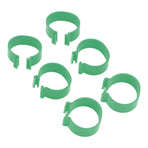 100 Pcs Poultry Feet Ring Open Type Buckle Breeding Chicken Duck Goose Foot Ring Chicken Accessory Green 18mm