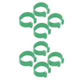 100 Pcs Poultry Feet Ring Open Type Buckle Breeding Chicken Duck Goose Foot Ring Chicken Accessory Green 18mm - 45-Degree Angle