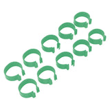 100 Pcs Poultry Feet Ring Open Type Buckle Breeding Chicken Duck Goose Foot Ring Chicken Accessory Green 25mm - Side View
