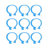 100Pcs Poultry Foot Ring Chicken Bird Duck Identification Leg Bands Open Type Buckle Chicken Ankle Rings Blue 18mm