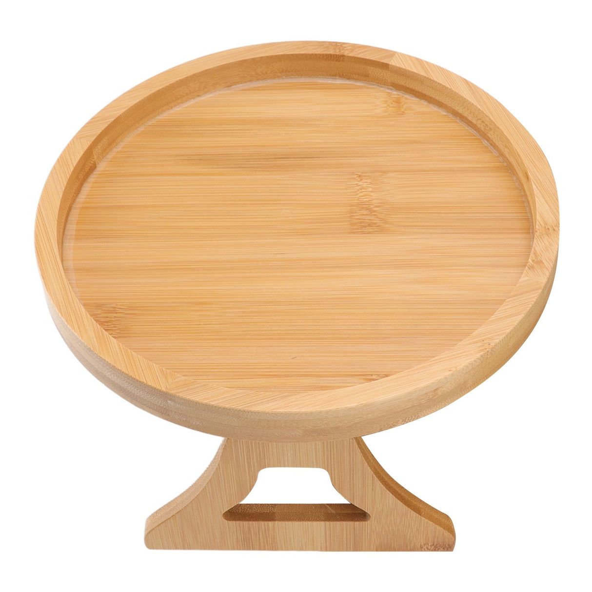 Sofa Tray Bamboo Wood Texture Armrest Couch Clip On Tray Table for Coffee Tea Snacks