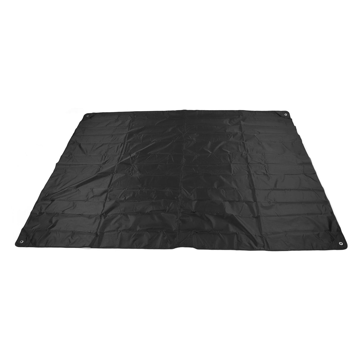 Drum Set Cover Silver Coated 420D Oxford Cloth Folding Furniture Dust Cover for Indoor Outdoor Black