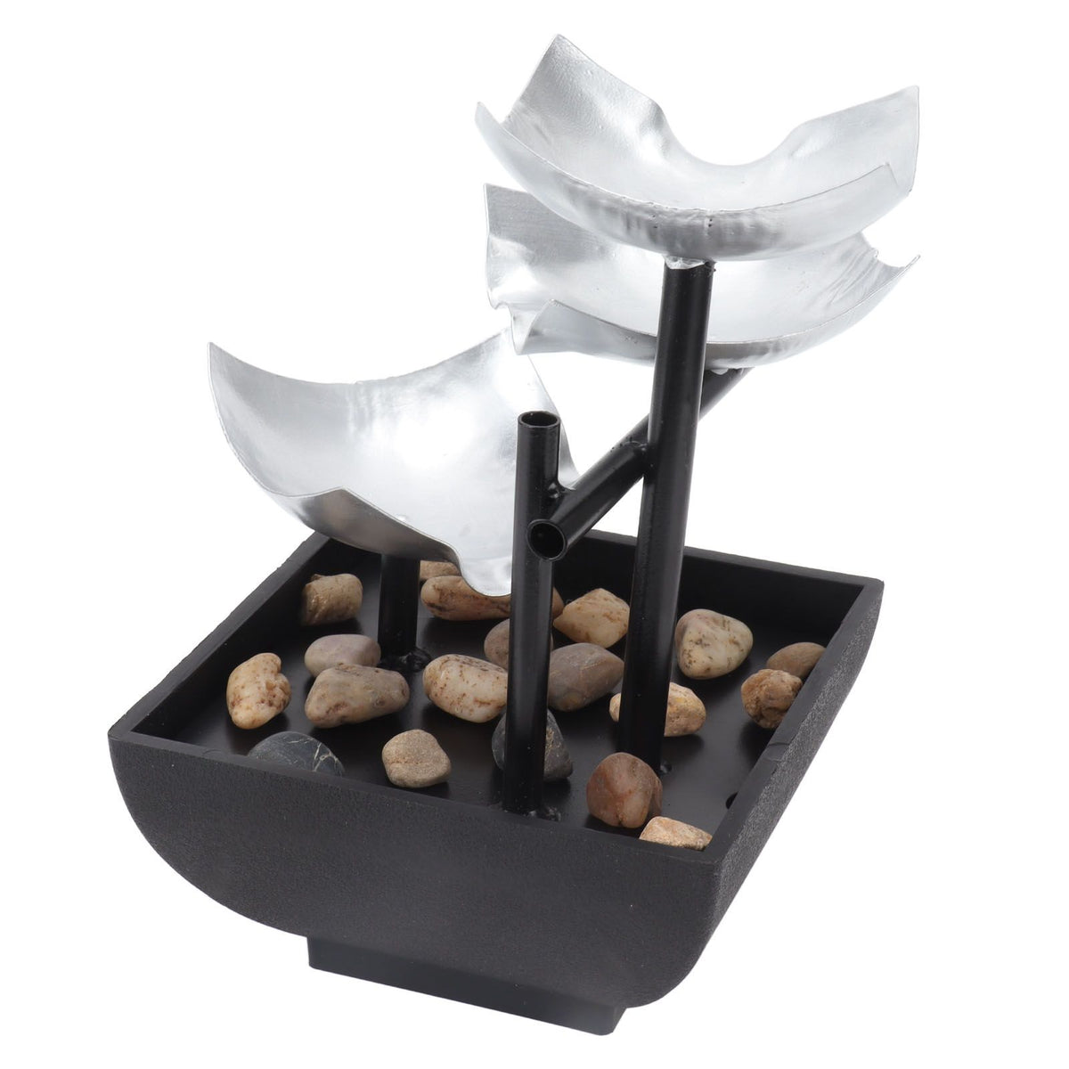 5V Water Fountain Ornament Rock Garden Flowing Water Decoration Home Desktop Fountain Ornament USB Port
