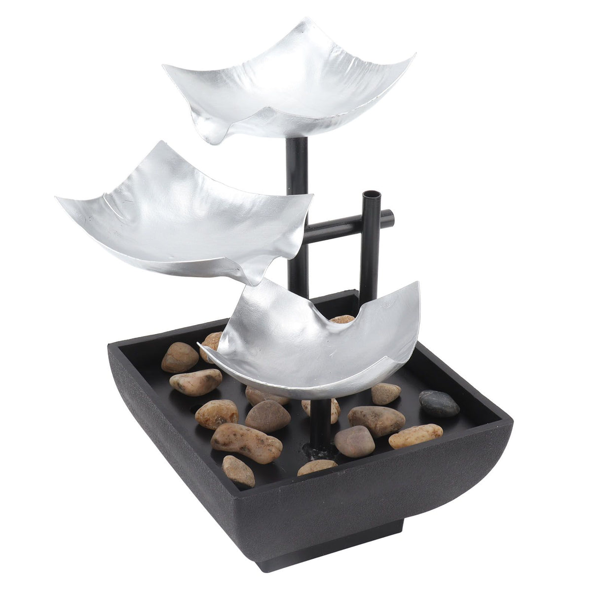 5V Water Fountain Ornament Rock Garden Flowing Water Decoration Home Desktop Fountain Ornament USB Port