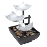 5V Water Fountain Ornament Rock Garden Flowing Water Decoration Home Desktop Fountain Ornament USB Port - Top-Down View