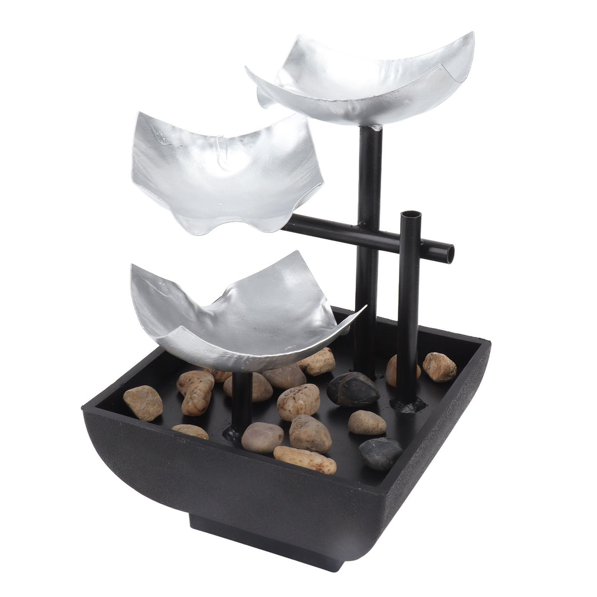 5V Water Fountain Ornament Rock Garden Flowing Water Decoration Home Desktop Fountain Ornament USB Port