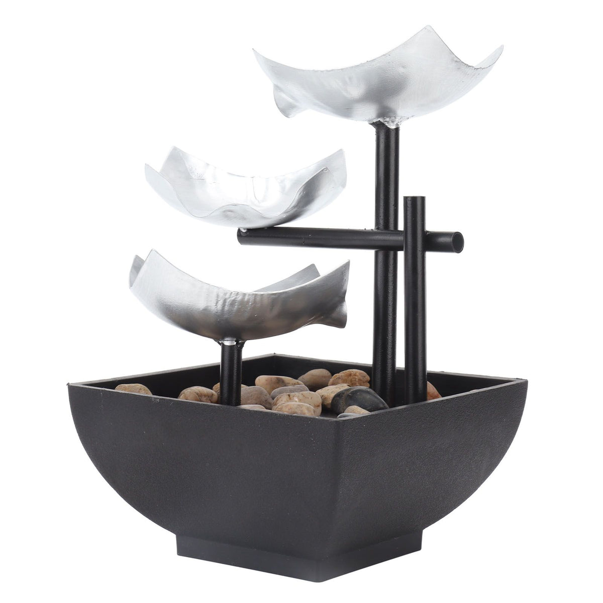 5V Water Fountain Ornament Rock Garden Flowing Water Decoration Home Desktop Fountain Ornament USB Port