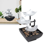 5V Water Fountain Ornament Rock Garden Flowing Water Decoration Home Desktop Fountain Ornament USB Port