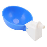 10PCS G1/8 Male Thread Chicken Waterer Cup Thicken Automatic Poultry Water Feeding Equipment for Quails Birds Blue