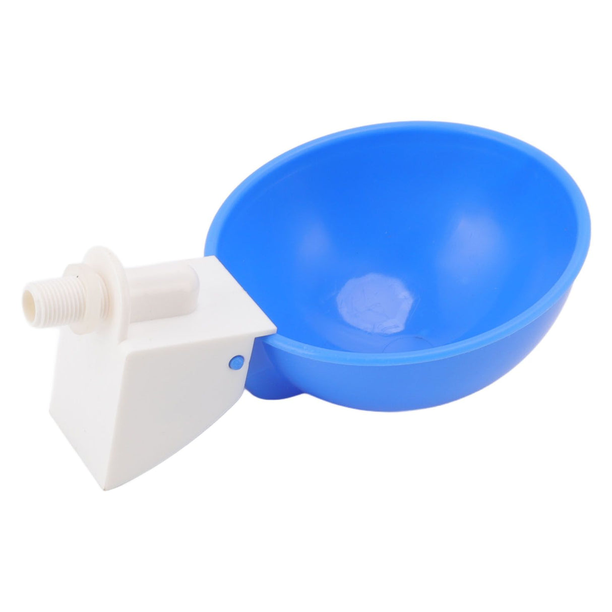 10PCS G1/8 Male Thread Chicken Waterer Cup Thicken Automatic Poultry Water Feeding Equipment for Quails Birds Blue