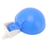 10PCS G1/8 Male Thread Chicken Waterer Cup Thicken Automatic Poultry Water Feeding Equipment for Quails Birds Blue