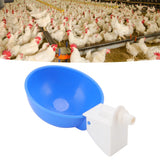 10PCS G1/8 Male Thread Chicken Waterer Cup Thicken Automatic Poultry Water Feeding Equipment for Quails Birds Blue