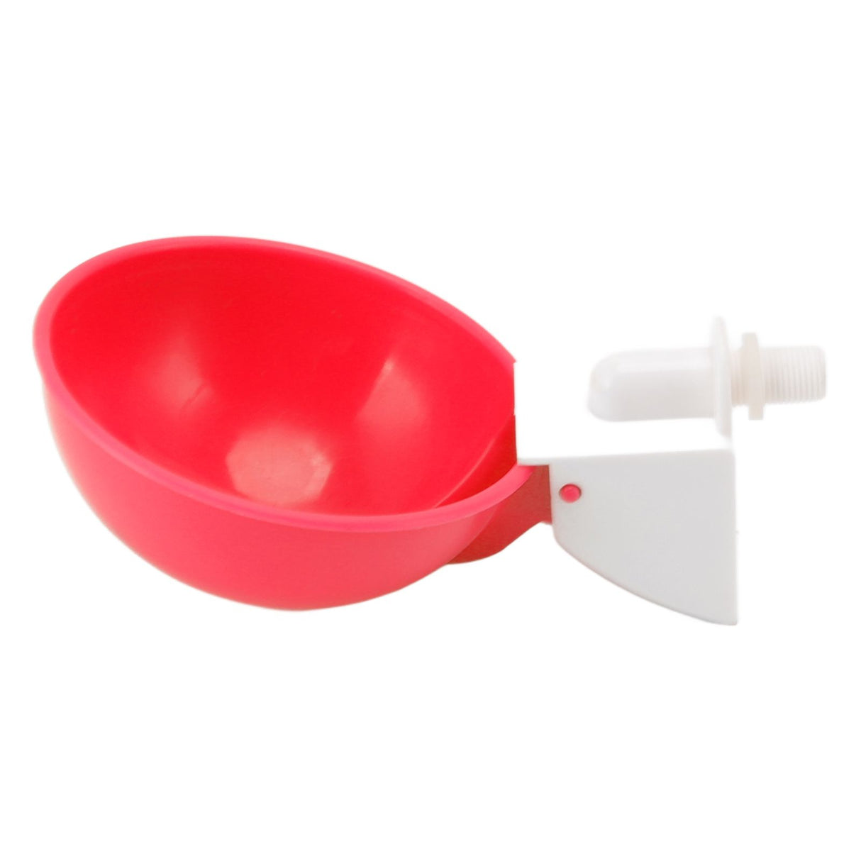 10PCS G1/8 Male Thread Chicken Waterer Cup Thicken Automatic Poultry Water Feeding Equipment for Quails Birds Red