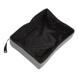 Collapsible Cat Litter Box Cloth Waterproof Outdoor Portable Cat Litter Box for Travel S Grey - Side View