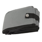 Collapsible Cat Litter Box Cloth Waterproof Outdoor Portable Cat Litter Box for Travel S Grey